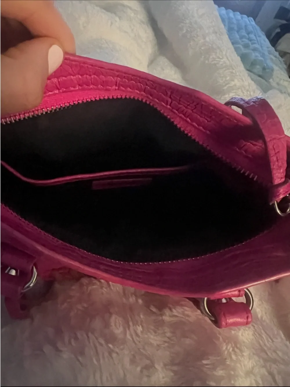 Mini le City balenciaga bag in Hot Pink Leather Handbag - Picture 4 of 4